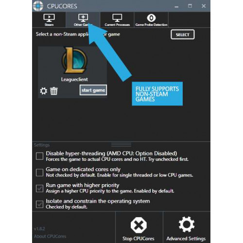 CPUCores :: Maximize Your FPS