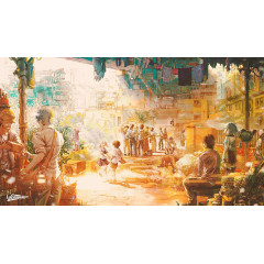 Cyanotype Daydream -The Girl Who Dreamed the World-