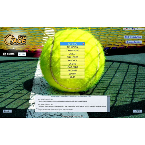 Full Ace Tennis Simulator